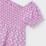Girl Printed Smocked Border Dress Ref. 25-3932-025
