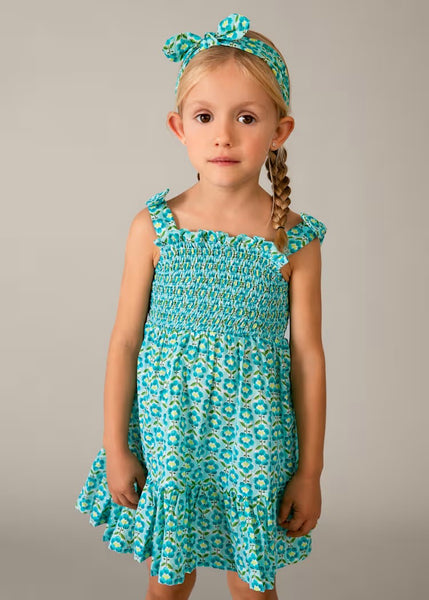 Printed dress with headband for girls Ref.  26-3942-53