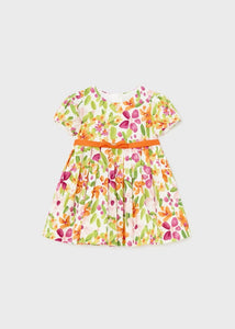 Baby satin print dress Ref.  24-01914-092