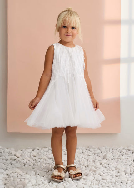 Fancy fringe dress for girls 26-5025-10