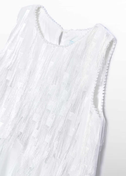 Fancy fringe dress for girls 26-5025-10