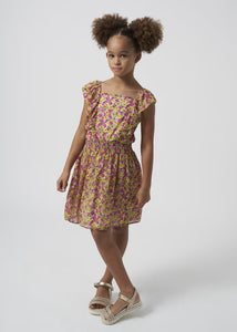 Girl's bambula flower dress Ref.  24-06947-028