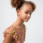Girl's bambula flower dress Ref.  24-06947-028