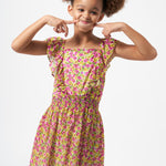 Girl's bambula flower dress Ref.  24-06947-028