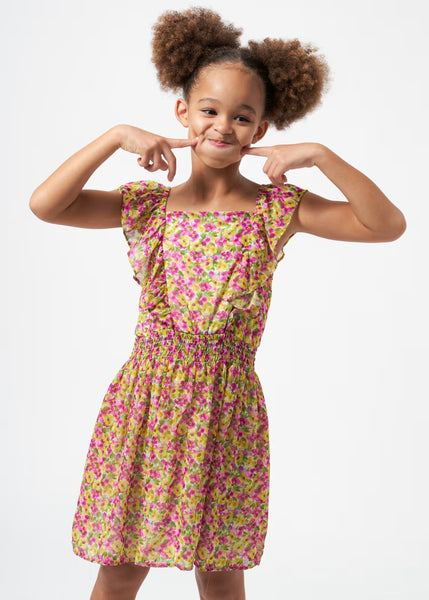 Girl's bambula flower dress Ref.  24-06947-028