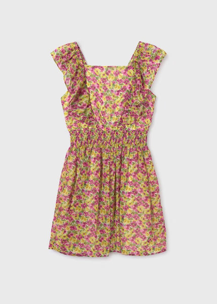 Girl's bambula flower dress Ref.  24-06947-028