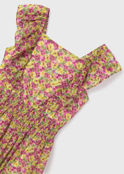 Girl's bambula flower dress Ref.  24-06947-028