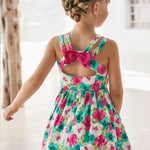 Flower girl dress with bow back Ref.  24-03919-067