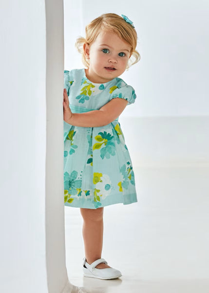 Baby linen flower dress Ref.  24-01909-074