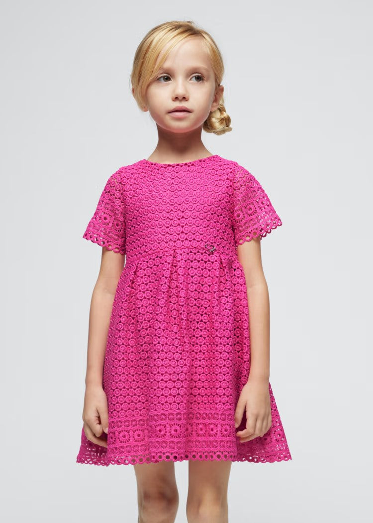 Girl's guipure dress Ref.  24-03918-083