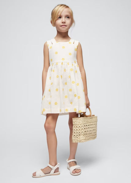 Girl's floral jacquard dress Ref.  24-03922-094