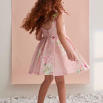 Printed linen dress for girls Ref.  26-5033-6
