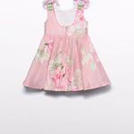Printed linen dress for girls Ref.  26-5033-6