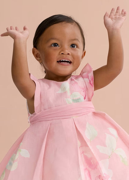 Printed linen dress Ref.  26-5007-6