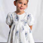 Girl's puff sleeve dress Ref.  26-3921-90