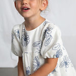 Girl's puff sleeve dress Ref.  26-3921-90