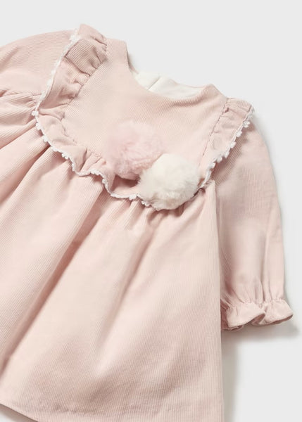 Newborn microcorduroy dress Ref.  13-02859-073