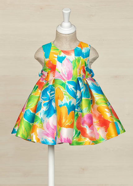 Printed Mikado Dress For Baby Ref. 23-05010-067