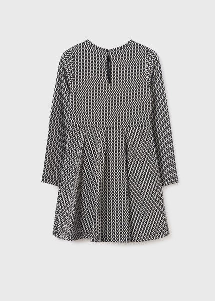 Girl's jacquard houndstooth dress Ref.  13-07966-015