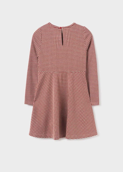 Girl's jacquard houndstooth dress Ref.  13-07966-016