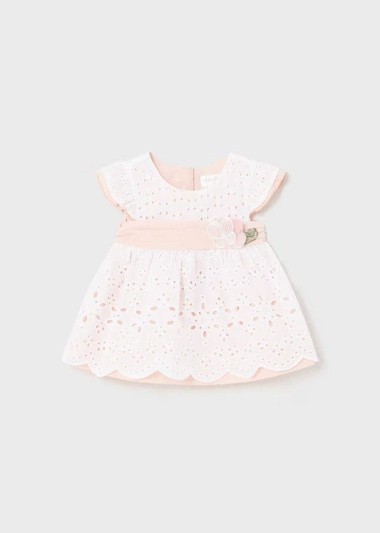 Better Cotton Newborn Perforated Dress Ref.  24-01802-088