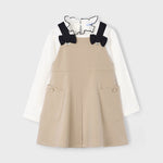 Swan pinafore dress for girls25-4914-20