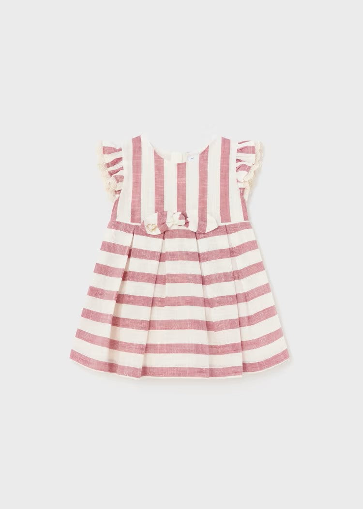 Baby linen striped dress Ref.  24-01906-060