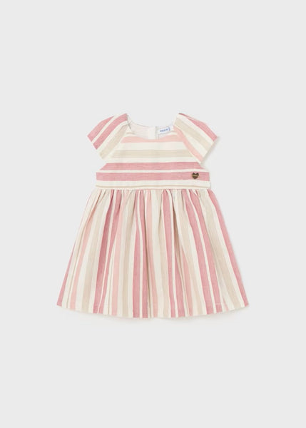 Baby linen striped dress Ref.  24-01921-065