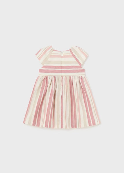 Baby linen striped dress Ref.  24-01921-065