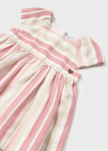 Baby linen striped dress Ref.  24-01921-065