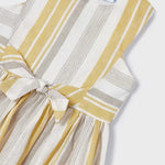 Girl's striped linen dress Ref.  24-03925-071
