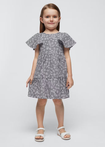 Girl's striped poplin dress Ref.  24-03940-023