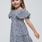 Girl's striped poplin dress Ref.  24-03940-023