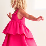 taffeta dress with ruffles for girls Ref.  26-5041-73