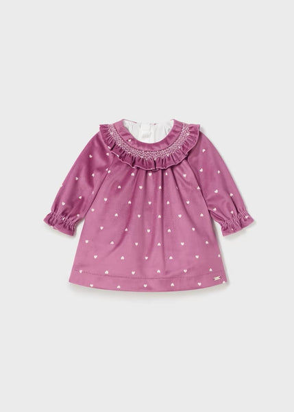 Newborn velvet dress Ref.  13-02840-036