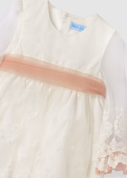 Baby Embroidered Tulle Dress Ref.  13-05501-001