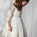 girl's guipure embroidered tulle dress Ref.  26-5028-03