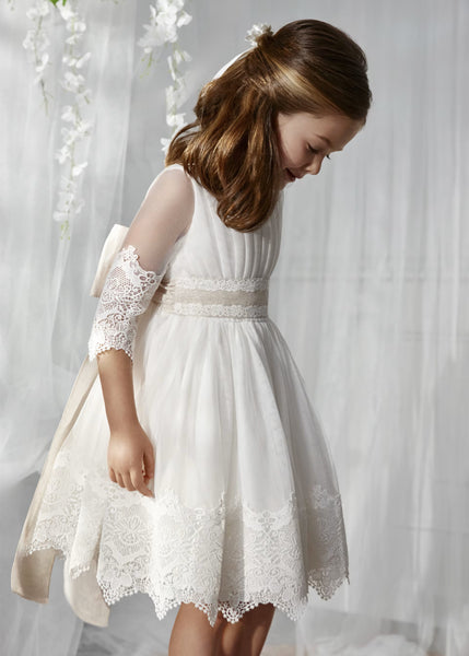 girl's guipure embroidered tulle dress Ref.  26-5028-03