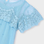 Embroidered tulle dress for girls Ref.  25-03909-038
