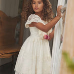Girl's Embroidered Tulle Dress Ref. 24-05043-002