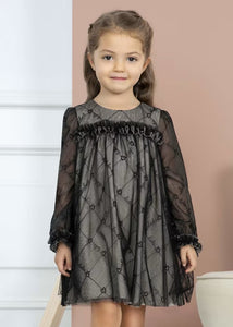 Girl's Embroidered Tulle Dress Ref.  13-05537-008