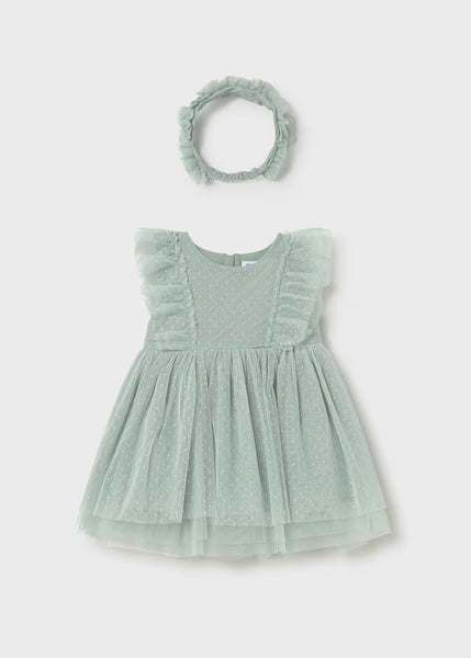 Baby tulle dress with headband Ref.  26-1905-46