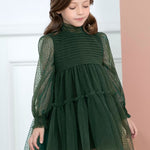 Girl's Flocked Tulle Dress Ref.  13-05542-006