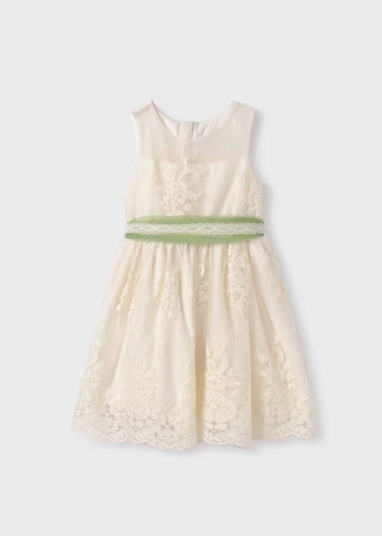 Girl's Jacquard Tulle Dress Ref.  24-05027-057