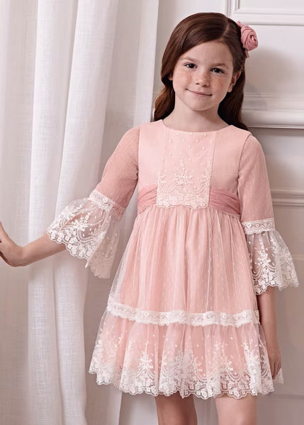 Girl's Plumeti Tulle Dress Ref.  24-05046-030