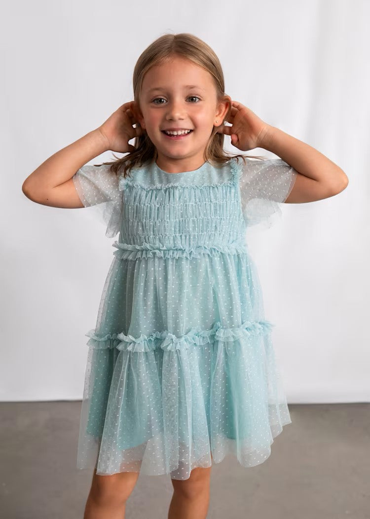 tulle plumeti dress for girls Ref.  26-3917-80