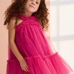 tulle dress with ruffles for girls Ref.  26-5036-65