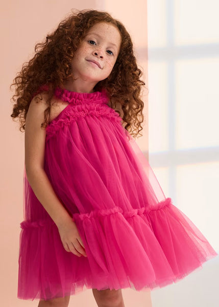 tulle dress with ruffles for girls Ref.  26-5036-65