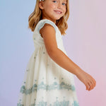 Embroidered Tulle Dress For Girl Ref. 23-05038-064