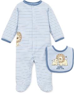 FOOTED ONE PIECE AND BIB 0439